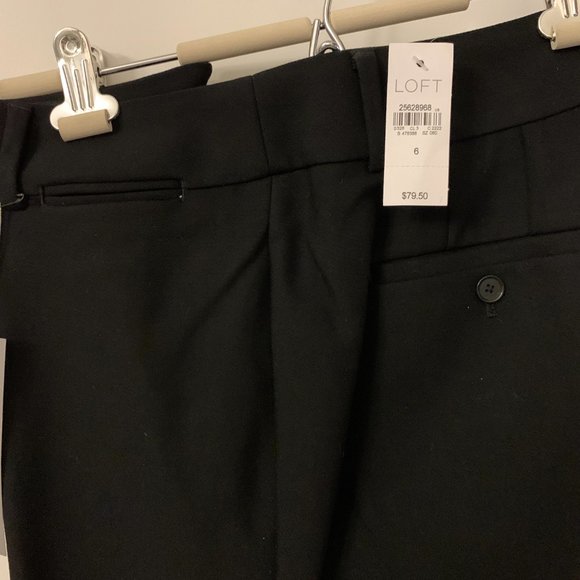 Loft Black 'Trouser' Pant size 6, NWT! MOVING SALE!! - Picture 4 of 4